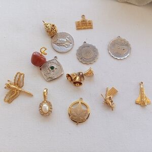 Vintage Gold and Silver Charms